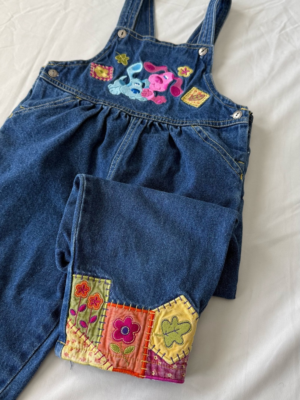 Vintage Y2K Blues Clues Overalls